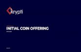 INITIAL COIN OFFERING - krypti.io · hold gold coin, bullion or certificates ... If fiat currency has historically proven to decrease in purchasing power over time with inflation