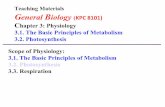 Teaching Materials eneral Biology KPC 8101) Chapter 3 ... file• Difference Catabolic pathway and Anabolic pathways
