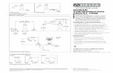 DSP-B-T2797-LHP Rev F - Delta Faucet · 2018-01-08 · DSP-B-T2797-LHP Rev. F COMPLETE VALVE COMPLIES WITH: • ASME A112.18.1 / CSA B125.1 Indicates compliance to ICC/ANSI A117.1