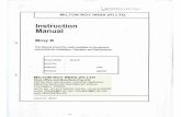 HAD - MRoy B - Series - Instruction Manual - Milton Roy Indiamiltonroyindia.com/distributor_pdf/HAD - MRoy B - Series - Instruction Manual.pdf · SERIES Mroy B - DRIVE END PART LIST