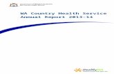 WA Country Health Service/media/Files/Corporate/Reports and...  · Web viewTo comply with its legislative obligation as a Western Australian government agency, WA Health operates