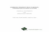 HARBOR TRANSIT MULTI-MODAL TRANSPORTATION SYSTEM · Harbor Transit Multi-Modal Transportation System Grand Haven, Michigan Report on the Financial Statements We have audited the accompanying