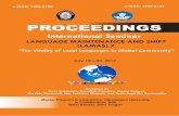 International Seminar on Language Maintenance and Shift ...eprints.undip.ac.id/57004/1/Prosiding_Lamas_7_unscure_Dian_Indira,_Wahya,_Teddi... · International Seminar on Language