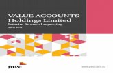 VALUE ACCOUNTS Holdings Limited ·  VALUE ACCOUNTS Holdings Limited June 2019 Interim financial reporting