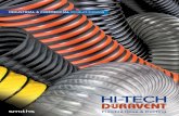 INDUSTRIAL & COMMERCIAL Product Catalog · Hi-Tech Duravent has been established as the largest hose & ducting manufacturer in the industry based on technology, utilization of advanced