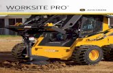 WORKSITE PRO - John Deere US · Grow your productivity. Worksite Pro attachments are designed to optimize performance and productivity. Their heavy-duty con-struction ensures maximum