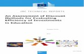 An Assessment of Discount - publications.jrc.ec.europa.eupublications.jrc.ec.europa.eu/repository/bitstream/JRC98515/jrc technical reports - irr... · - Internal Rate of Return (IRR):