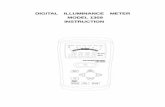 DIGITAL ILLUMINANCE METER - ATP Instrumentation Manual.pdf · 2 Ⅰ INSTRUCTION . ¾. The digital illuminance meter is a precision instrument used to measure illuminance (Lux, footcandle)