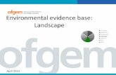 Environmental evidence base - ofgem.gov.uk · impacts, in order to help you use this evidence base 2 xt ts sis x. Slide Title 4 The state of landscape 6 Potential impacts on landscape