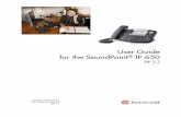 IP 650 User Guide SIP 2 - support.polycom.com · Octoberr, 2007 Edition 1725-12648-001 Rev. B1 SIP 2.2 User Guide for the SoundPoint® IP 650 SIP 2.2
