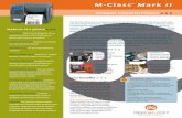 M-Class Mark II - Logiscenter .the M-Class Mark II fits easily in tight spaces where work space is