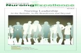 Baptist Health South Florida NursingExcellence · Baptist Health South Florida Nursing Leadership At the Bedside, in the Boardroom and Beyond ... passion, innovation and creativity