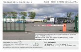 CITROËN Euro Pass PEUGEOT OPEN EUROPE 2019 2017 … · Shuttle travel from the airport to the delivery center Between 10 to 20 minutes. PARIS –ROISSY CHARLES DE GAULLE Aéroport