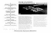 PCM FLIGHT TERMINATION RECEIVERcdn.rochesteravionicarchives.co.uk/img/catalog/D0555_(A-1b).pdf · developed the PA3301 Pulse Code Modulation (PCM) Flight Termination Receiver (FTR).