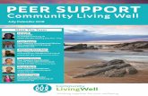 Community Living Well - kcmind.org.uk · 2:30-5pm Community Hub WSD 10-11am 1-to-1 Peer Support South LP 2-4pm Mindful Jewellery WSD 10am-3pm 1-to-1 Peer Support North LP 10.30am-1.30pm