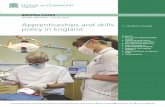 Apprenticeships and skills contrast, frameworks are developed by sector bodies, and are primarily qualification-focused. This means that, as reported by the Institute for Apprenticeships,