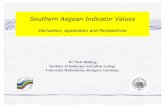 Southern Aegean Indicator Values - uaeco.edu.gr · - ecological site mapping and classification - environmental monitoring develop hypotheses to explain the causes of change in flora