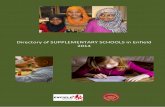Directory of SUPPLEMENTARY SCHOOLS in Enfield 2014 · contents page directory of supplementary schools in enfield 2014 . introduction 1 - 2 ankur hindi school 3 arabic education institute