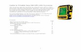 Guide to Trimble Juno SB GPS with Terrasync · 1 Guide to Trimble Juno SB GPS with Terrasync This Guide provides the essentials for using the Juno GPS to collect data points and other