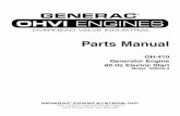 Parts Manual - Lawnmowerpros.com · 3 Exploded Views and Parts Lists GH-410 Engine Longblock Application Specific Repair Parts – Drawing No. 0C3885F-B ITEM PART NO. QTY. DESCRIPTION