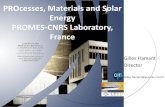 PROcesses, Materials and Solar Energy PROMES-CNRS ...stage-ste.psa.es/presentations/STAGE_STE_presentationPROMES.pdfPROcesses, Materials and Solar Energy PROMES-CNRS Laboratory, France
