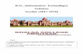 B.Sc. (Information Technology) Syllabus Session (2017-2018)khalsacollege.edu.in/admin/app/syllabus_file/12_doc_5110657.pdf113 B.Sc. (Information Technology) Semester-I Sr. No Paper