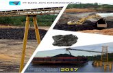 PT BARA JAYA INTERNASIONAL Tbk.barajayainternasional.co.id/imgrk_downloadfile/ANNUAL-REPORT-BJI-2017... · activity in line with the tendency of global coal price increase since the