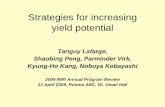 Strategies for increasing yield potential - agritrop.cirad.fragritrop.cirad.fr/555384/1/document_555384.pdfStrategies for increasing yield potential Tanguy Lafarge, Shaobing Peng,