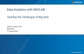 Data Analytics with MATLAB - mathworks.com · Data Analytics with MATLAB Tackling the Challenges of Big Data Adrienne James, PhD MathWorks 7th October 2014. 2 Big Data in Industry