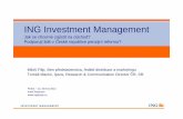 ING Investment Management file2012: Pozadí výzkumu – dle nab ídky 4 ING Investment Management je členem mezinárodní finan ční skupiny ING. Svým klient ům poskytuje služby