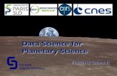 Data Science for Planetary Science - indico.lal.in2p3.fr fileData Science for Planetary Science Frédéric Schmidt Center for Data Science Paris-Saclay