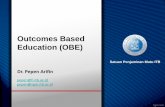 Outcomes Based Education (OBE) - spmi.ristekdikti.go.id OBE - Sosialisasi...Disusun oleh Tim Kurikulum. OBE-Curriculum Platform 1 2 4 3 Kurikulum dan Pembelajaran ... Mampu berkembang