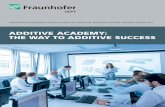 ADDITIVE ACADEMY: THE WAY TO ADDITIVE SUCCESS · • Introduction to assembly module, analysis of degree of freedom, assembly constraints, AM-specific measurements, ... • Illustration