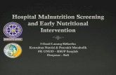 Hospital malnutrition Screening and Early Nutritional ... fileplan home nutrition after discharge. ... Site and route of delivery Taste preference (oral supplementation) Formula characteristic: