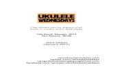 Free ukulele jam for players of all levels in London every … · Free ukulele jam for players of all levels in London every Wednesday The Royal George, WC2 The Albany, W1W Third