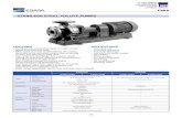 STAINLESS STEEL VOLUTE PUMPS - lukesindonesia.com · Re. NPSH 4m...Except for Model 100 x 80 (2 pole) 7m...Model 100 x 80 (2 pole) Installation Indoors Outdoors Impeller Enclosed