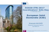 H2020-ITN-2017 Coordinators' Info Dayec.europa.eu/research/mariecurieactions/sites/mariecurie2/files/galeazzi-2017_en.pdf · H2020-ITN-2017 Coordinators' Info Day 11 December 2017