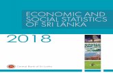 ECONOMIC AND SOCIAL STATISTICS OF SRI LANKA 2018 … · economic and social statistics of sri lanka 2018 vol. xl 2018 rs. 300 isbn 978-955-575-368-5