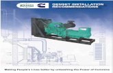 GENSET INSTALLATION RECOMMENDATIONS INTRODUCTION Genset Installation requires proper engineering to