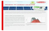FRONIUS PV-GENSET TECHNOLOGY / A stable PV-Genset system is the highest priority. Using photovoltaics