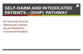 SELF-HARM AND INTOXICATED PATIENTS – (SHIP) PATHWAY .SELF-HARM AND INTOXICATED PATIENTS –(SHIP)