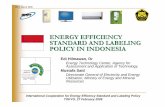 9 Energy Efficiency Labeling (Indonesia) · Air-conditioner Lighting + Outlet Elevator Others Most of electricity is consumed in air-conditioner and lighting. JICA Study (2008) IEEJ: