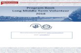 Program Book Long Middle Term Volunteer 2018 of PKBI Projects 2018.pdf · Municipality, Semarang City, Central Java Indonesia. The project is answering the needs of preserving the