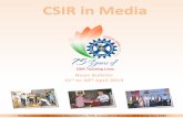 Produced by Unit for Science Dissemination, CSIR, Anusandhan … News Bulletin 21st-30th April 2019.pdf · abnormalities," said Surbhi Dogra, research scholar and co-investigator