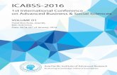 ICABSS-2016 - Academic Conferences · ICABSS-2016 1st International ... Best Paper in Business: ... Author(s) Name: Fina Hafnika, Okki Hamdani, Roytama Januar Simbolon, Dermawan Wibisono