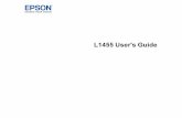 User's Guide - L1455 - Epson · 2019-05-01 · L1455 User's Guide..... 13 Your Ink Tank System ... Selecting the Paper Settings for Each Source - Control Panel ...