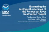 Evaluating the ecological outcomes of the … the ecological outcomes of the Penobscot River Restoration Project Rory Saunders, Mathias Collins, Josh Royte, and Tim Sheehan Northeast