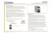 HCS Datasheet Moore Industries - miinet.com · HART® Concentrator System HART-to-MODBUS RTU Converter HCS Page 1 May 2016 Description The HCS HART Concentrator System converts a