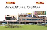 Jaya Shree Textiles · “Our vision is to be the leader in domestic market in linen and be the preferred choice globally in wool business.” Jaya Shree Textiles (JST), a unit of