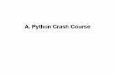 A. Python Crash Course .3 A.1 Installing Python & Co § You can download and install Python directly